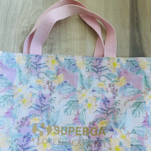 LoveShackFancy x Superga Floral Tote Bag - Picture 2 of 3
